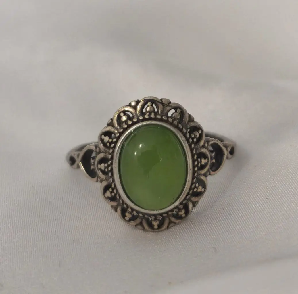 Anillo Jade verde