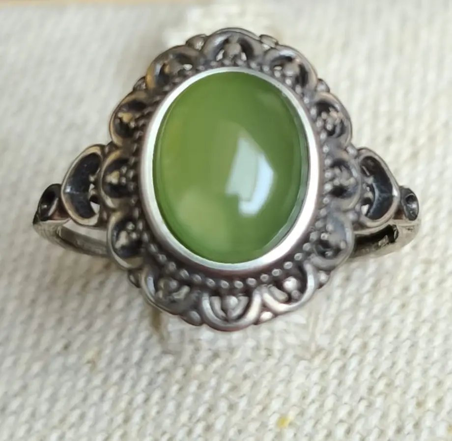 Anillo Jade verde - Imagen 2