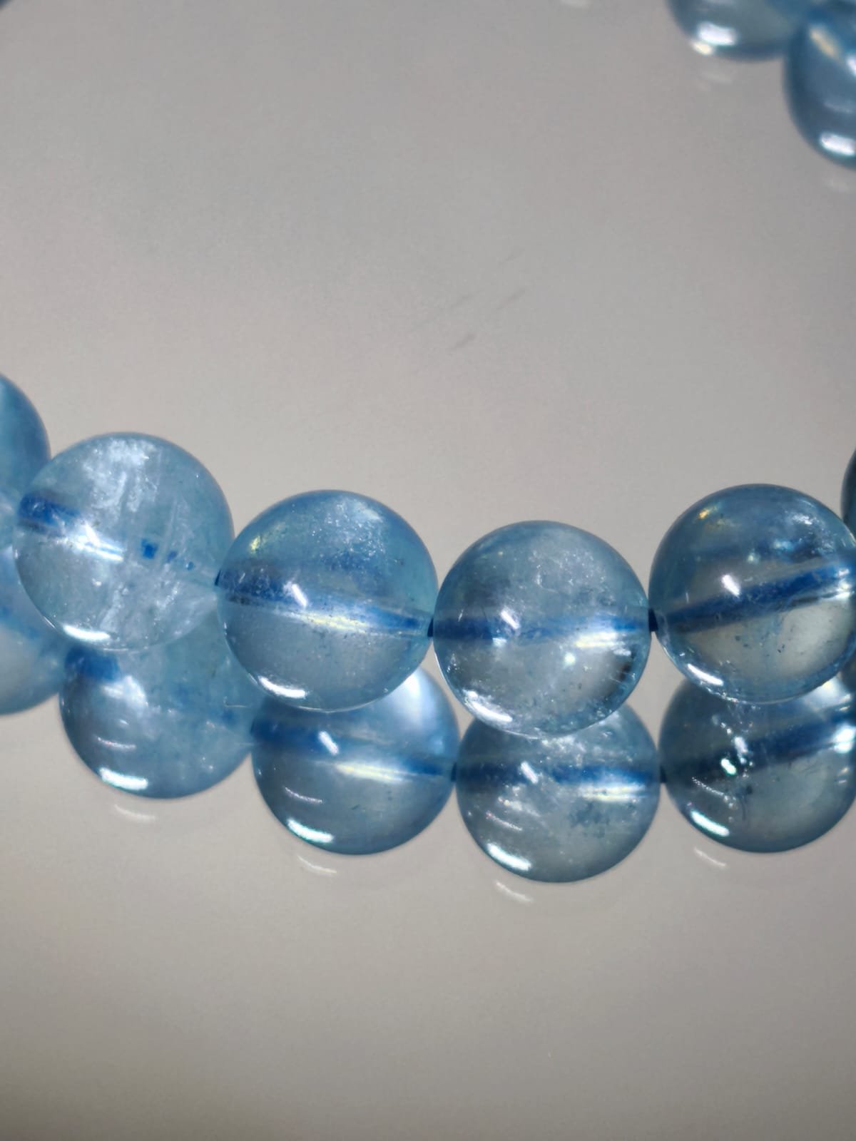 Pulsera Aguamarina Lago azul - Imagen 2