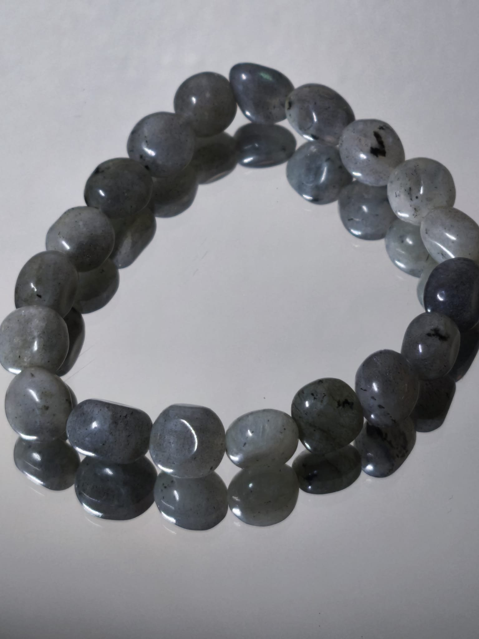 Pulsera de Labradorita gris