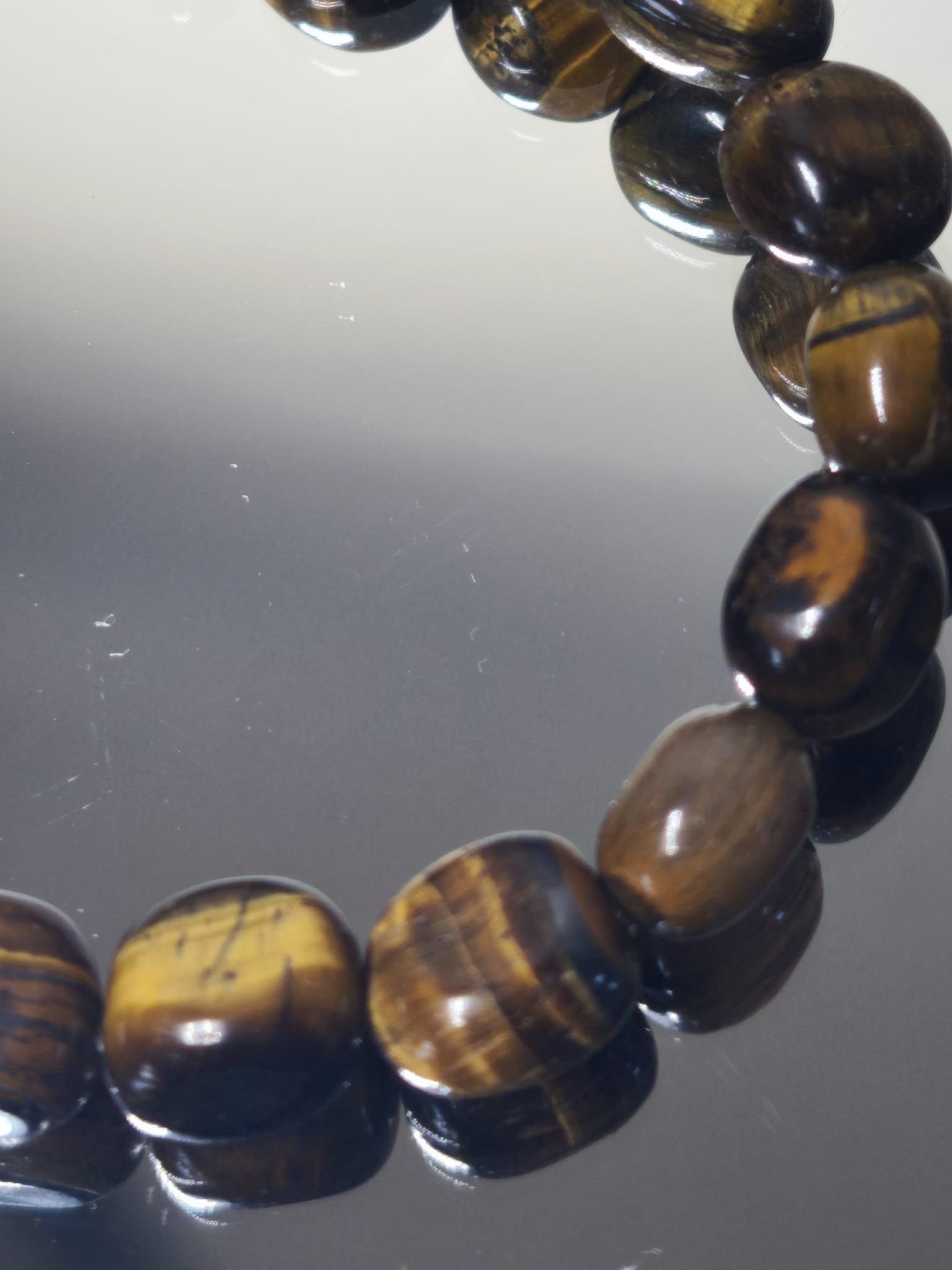 Pulsera de Ojo de tigre amarillo - Imagen 2