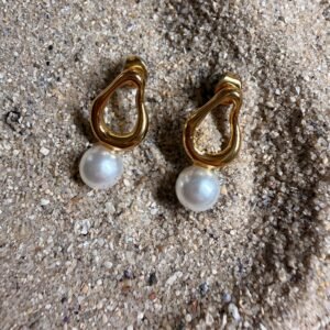 Pendiente PERLA ONDA