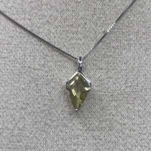 Cuarzo Limón "Aura" en Plata de Ley