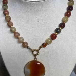 Collar Agata Calcedonia