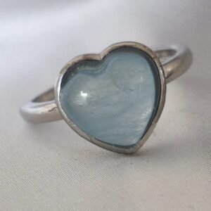 Anillo Aguamarina Celeste