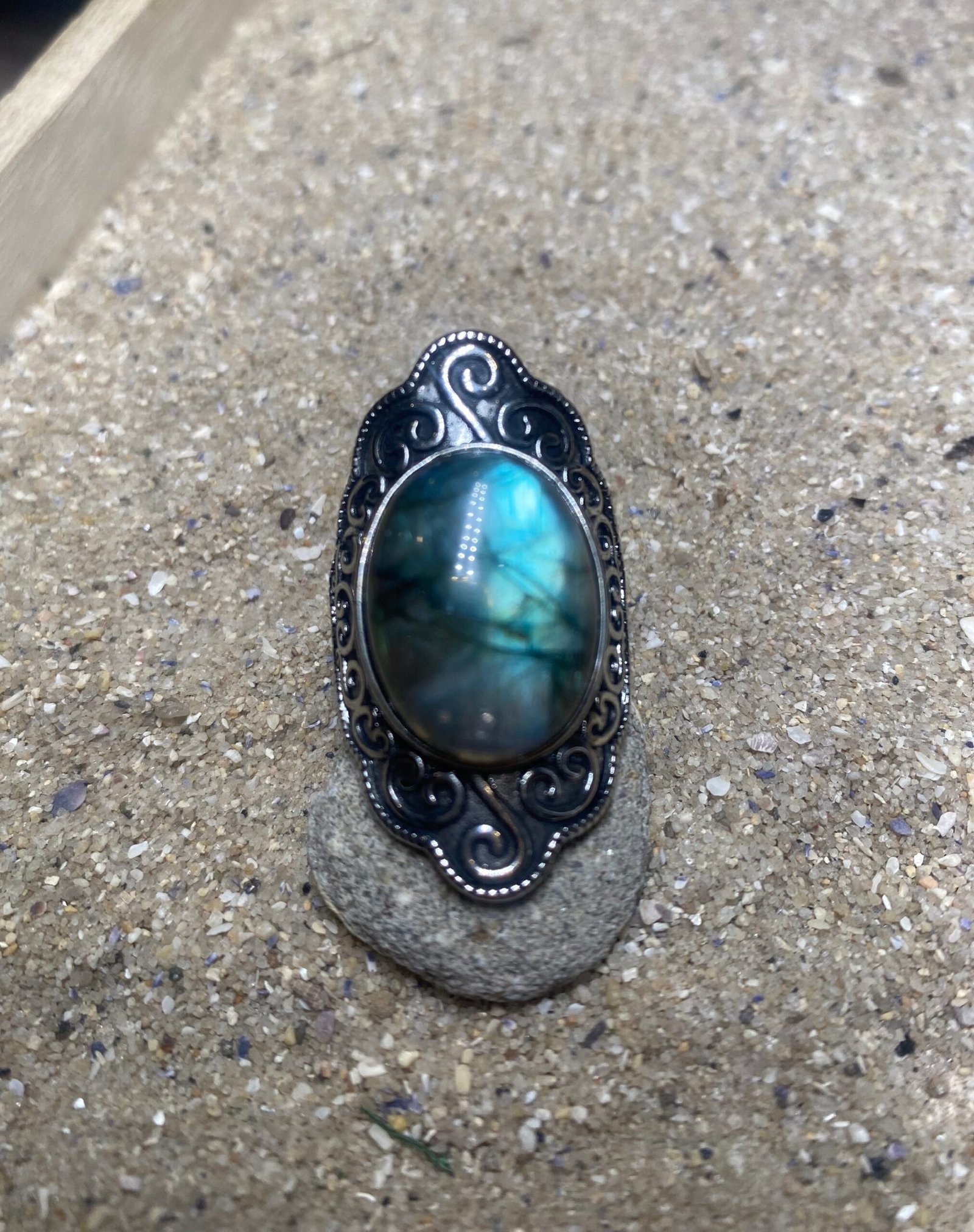 Anillo Labradorita Myra