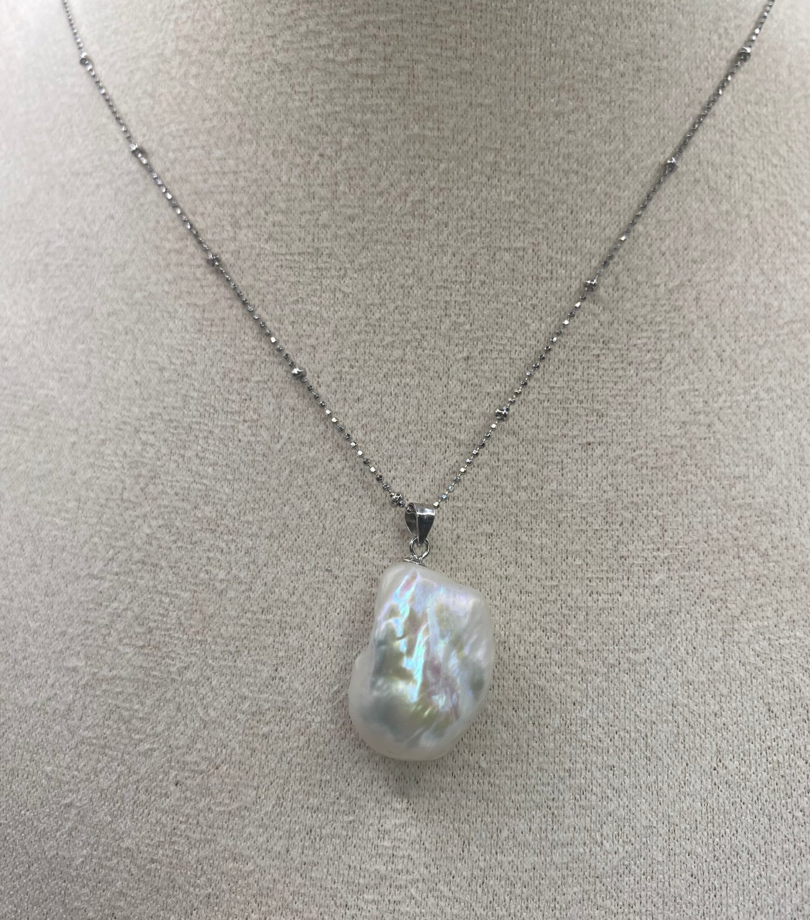 Collar Perla Marea en Plata 925