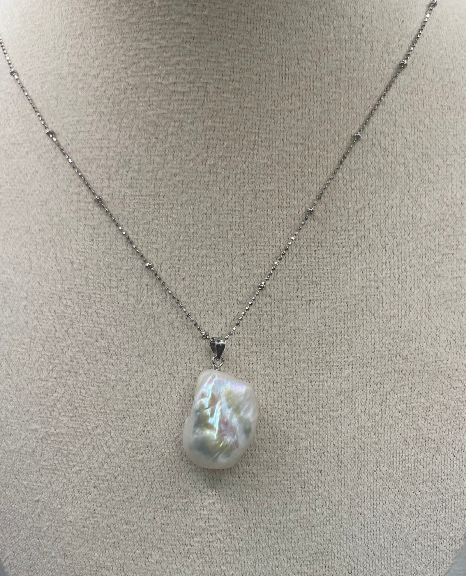 Collar Perla Marea en Plata 925 - Imagen 2