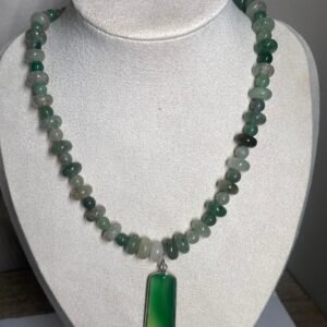 Collar Aventurina verde