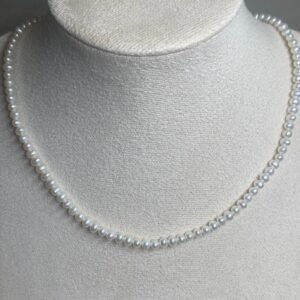 Collar "Eternity" de Perlas de Río Naturales – Plata de Ley 925