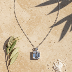 Collar Cuarzo Blanco en plata 925