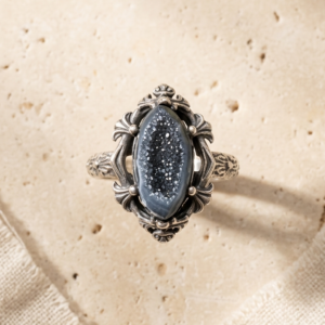 Anillo Deep Galaxy - Geoda de Ágata y Plata 925