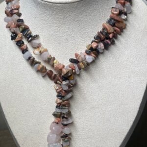 Collar Infinity Rodocrosite