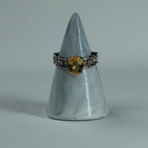 Anillo "Majestic Amber" – Citrino Oval y Filigrana en plata