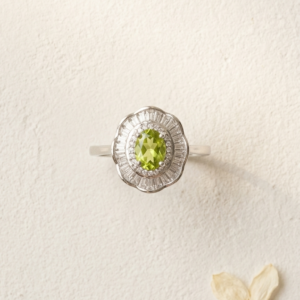 Anillo Aura - Peridoto y plata 925