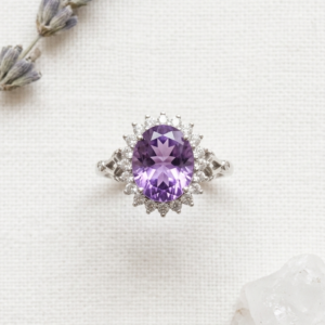 Anillo Velvet – Amatista y Plata de Ley 925