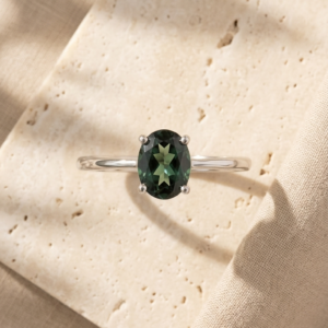 Anillo Solstice – Cuarzo Místico Petite & Plata Pulida