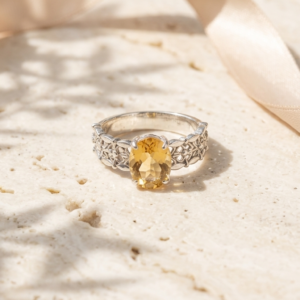 Anillo Velvet Citrine  – Citrino y plata 925