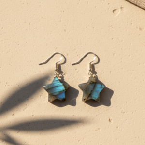 Pendientes "Cosmic Flash" de Labradorita y Plata 925