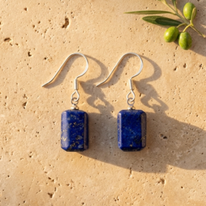 Pendientes Atlas – Lapislázuli Rectangular y Plata 925