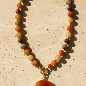 Collar Agata Calcedonia