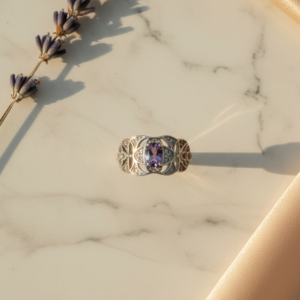 Anillo Iris – Amatista y Plata de Ley 925