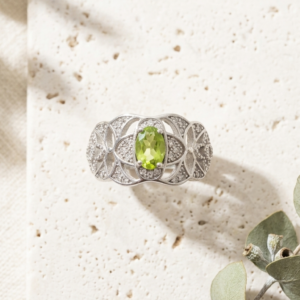 Anillo Vital – Peridoto y Plata de Ley 925