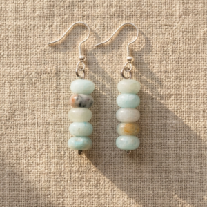 Pendientes Pacific - Amazonita