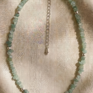 Collar Musgo - Aventurina verde y cuarzo rosa