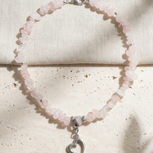 Collar Rosé - Cuarzo rosa