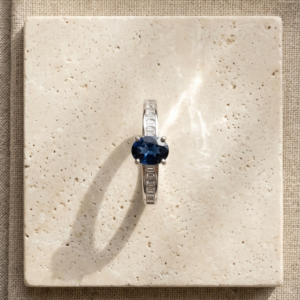 Anillo Savoy - Zafiro y plata 925
