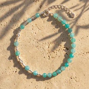 Pulsera Cala - Amazonita en plata 925