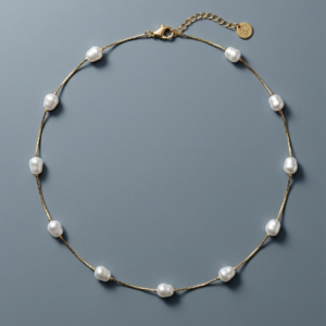 Cadena Lune - Acero goldfilled