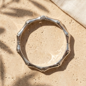 Brazalete Bambú - Acero